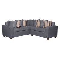 SECCIONAL 5 CUERPOS ROSES GRIS LINO