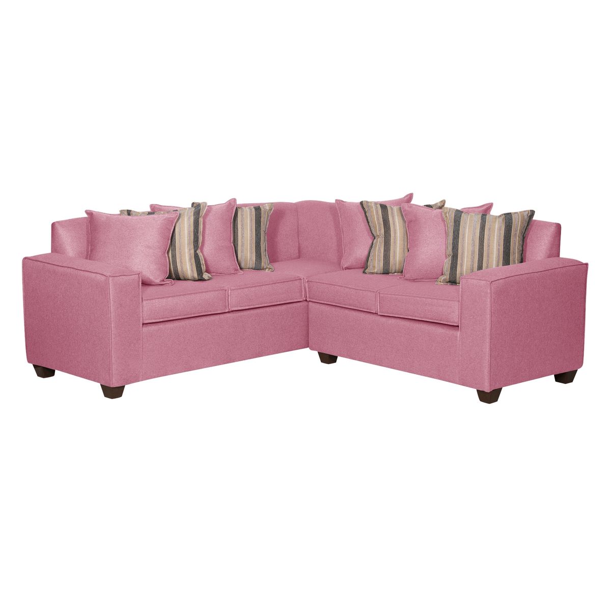 RUZAM MOBEL - SECCIONAL 5 CUERPOS ROSES PALO ROSA LINO