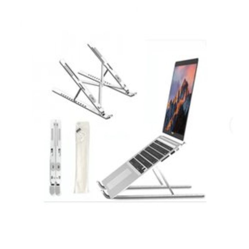 GENERICO - Soporte Base Notebook Aluminio Vertical Laptop
