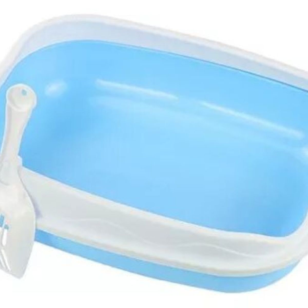 GENERICO - Arenero Abierto Baño Sanitario Caja Pro Para Gatos Tamaño M.