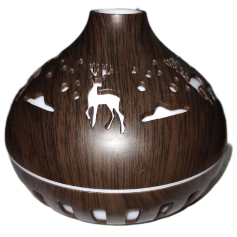 GENERICO - Humidificador Aire Humidifier Marron Luz Led