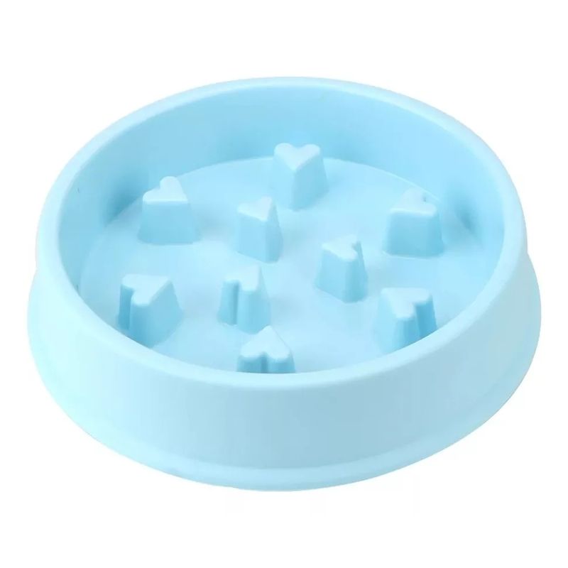DEFENSOR FOREVER - Plato Antiansiedad para perros 20x5cm Celeste