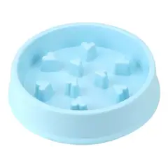 DEFENSOR FOREVER - Plato Antiansiedad para perros 20x5cm Celeste