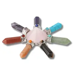 ARTESANA - Equilibrador 7 Chakras Cuarzo Rosa