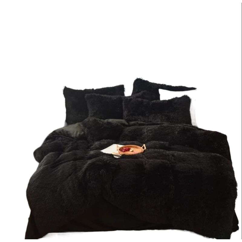 ANGELES DEL HOGAR - Plumón para Invierno Peludo con chiporro King