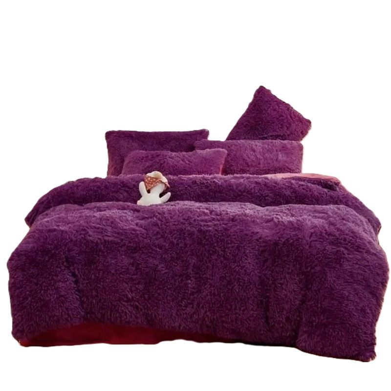 ANGELES DEL HOGAR - Plumón para Invierno Peludo con chiporro King