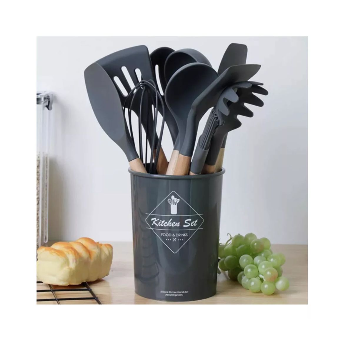 GENERICO - Set Cocina 12 Pcs Silicona