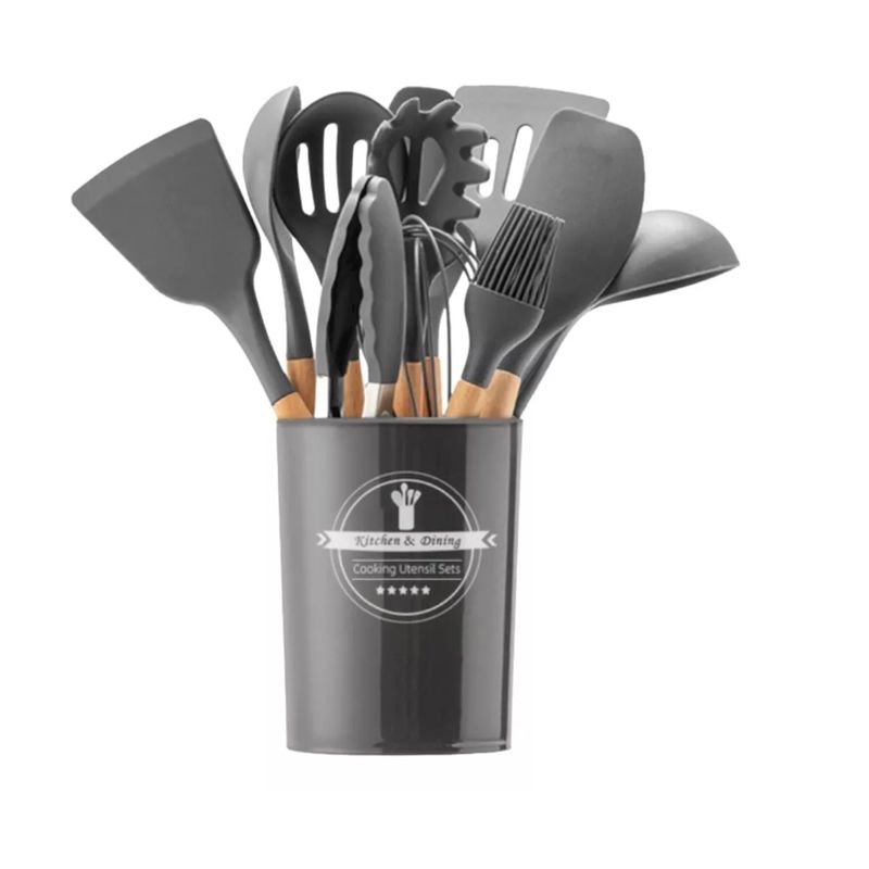 GENERICO - Set Cocina 12 Pcs Silicona