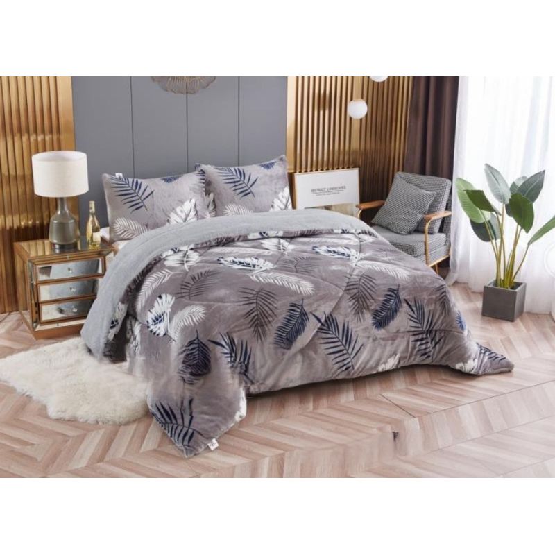 ANGELES DEL HOGAR - COBERTOR PLUSH CON CHIPORRO KING