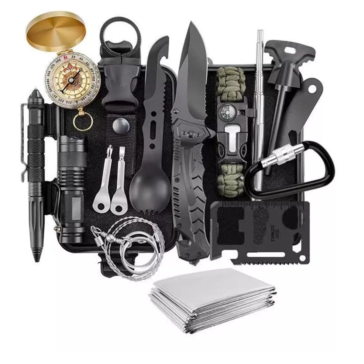 GENERICO - Kit Herramientas De Supervivencia Camping