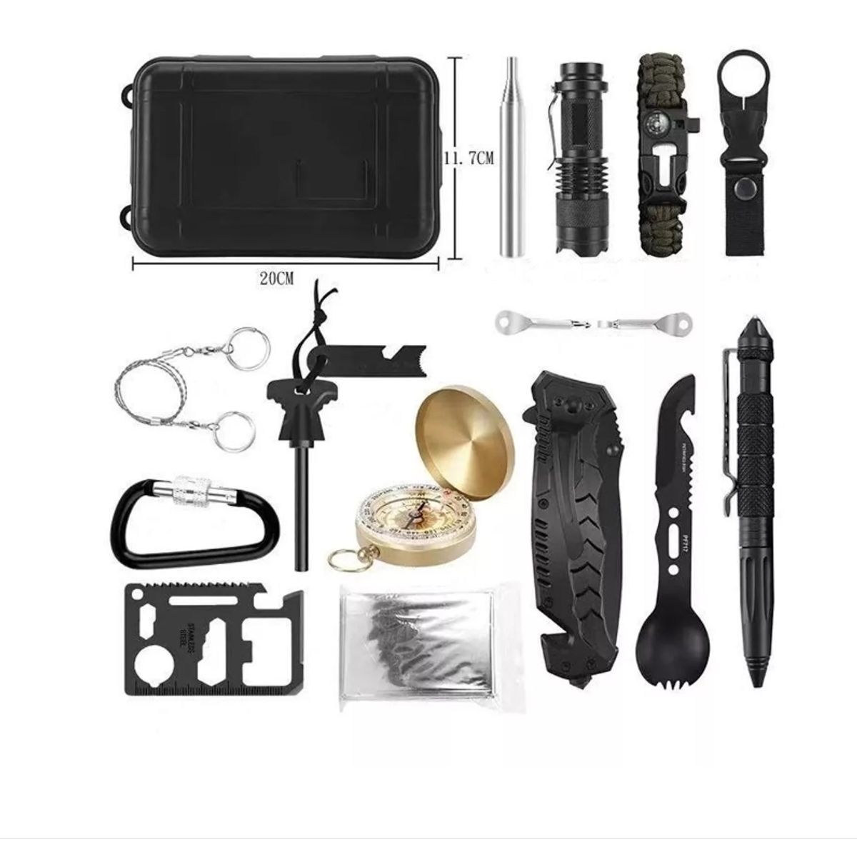 GENERICO - Kit Herramientas De Supervivencia Camping