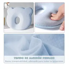 GENERICO - Almohadas Para Bebés Cojín Cabeza Plana.