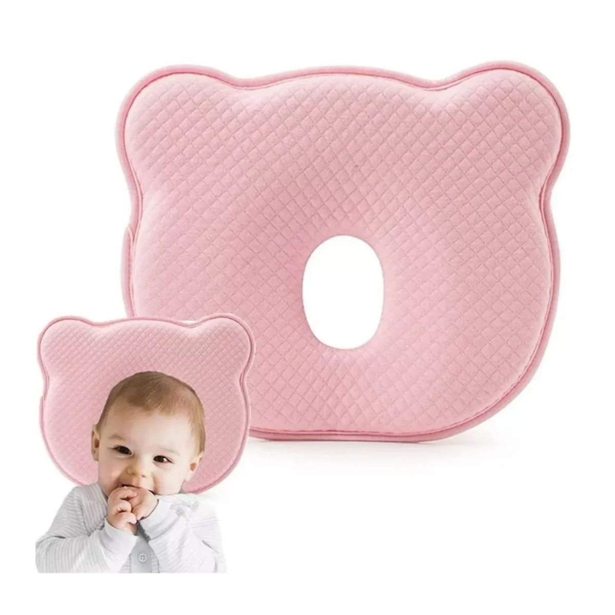 GENERICO - Almohadas Para Bebés Cojín Cabeza Plana