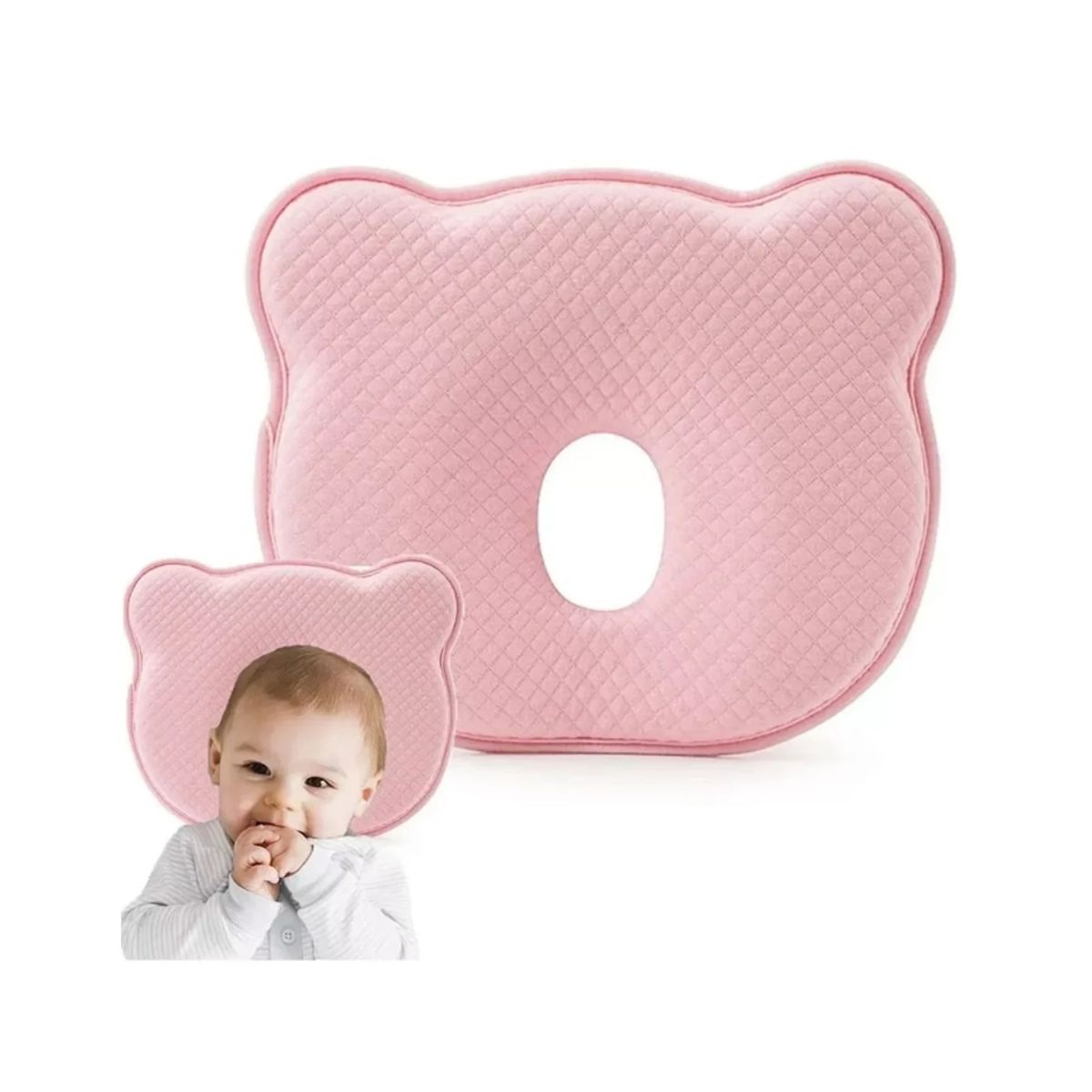 GENERICO - Almohadas Para Bebés Cojín Cabeza Plana