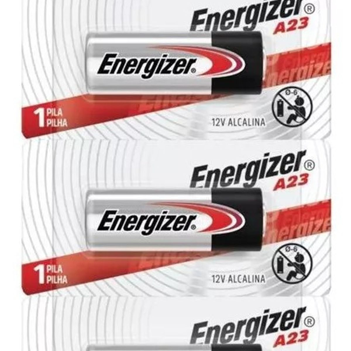 ENERGIZER - Pila Energizer Alcalinas A23 23A Cilíndrica - pack de 5 unidades