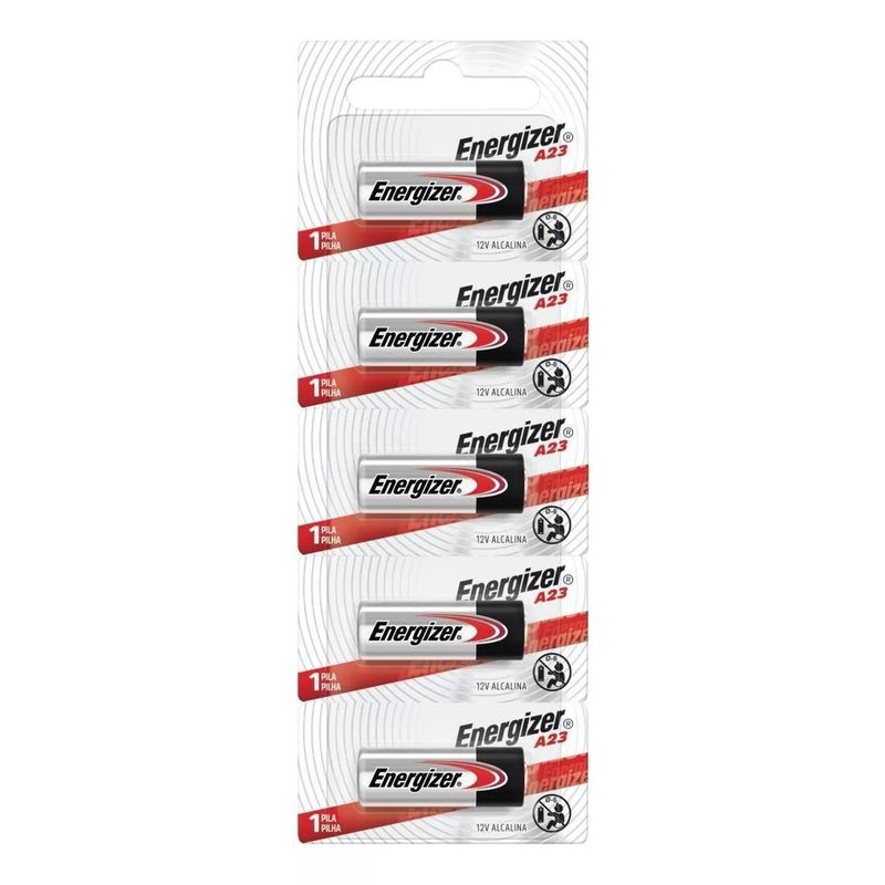 ENERGIZER - Pila Energizer Alcalinas A23 23A Cilíndrica - pack de 5 unidades