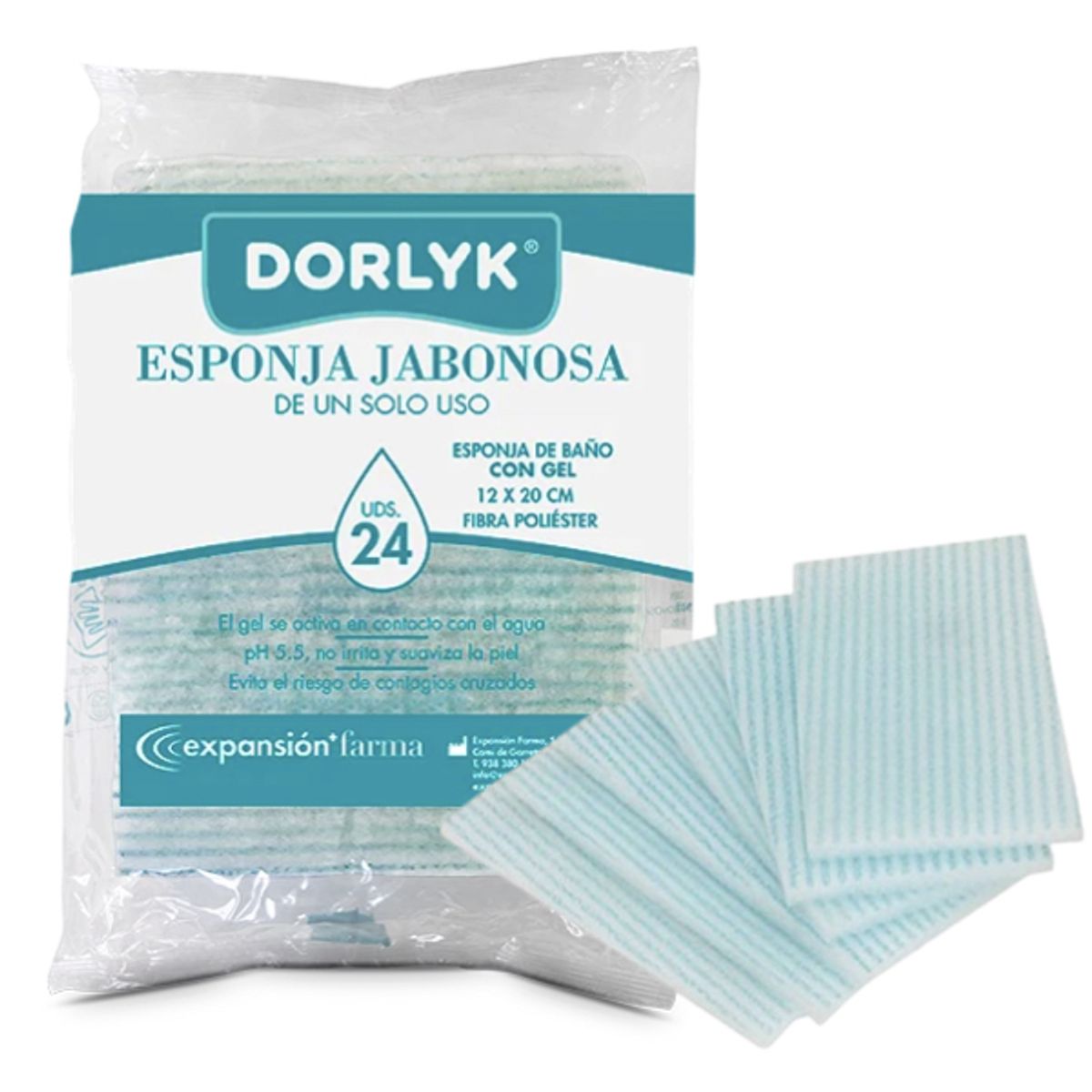 DORLYK - Pack Esponjas Jabonosas Dorlyk 144 unidades
