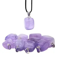ARTESANA - Collar Protector Piedra Amatista