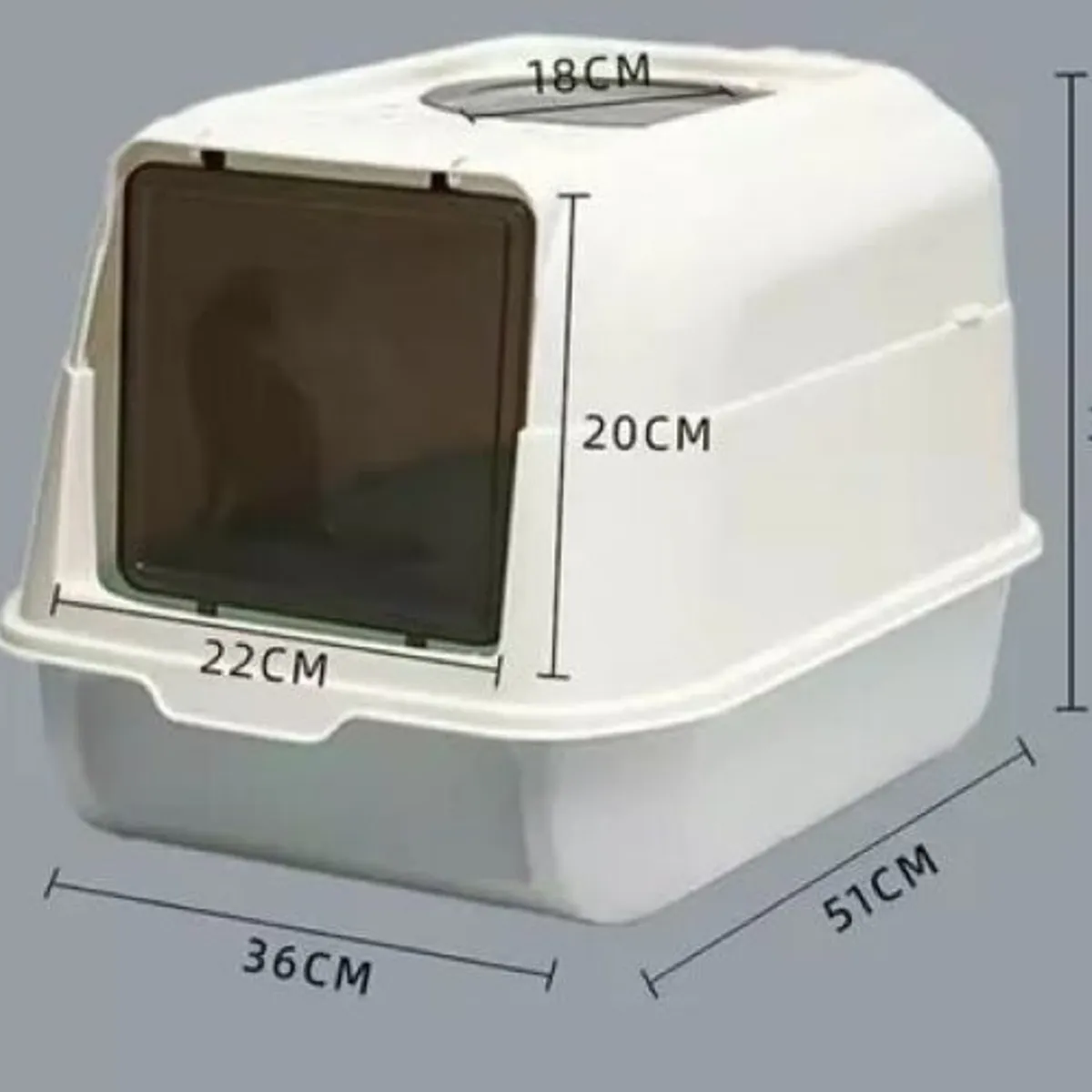 GENERICO - Arenero Para Gatos Mascotas Cerrado O Abierto.