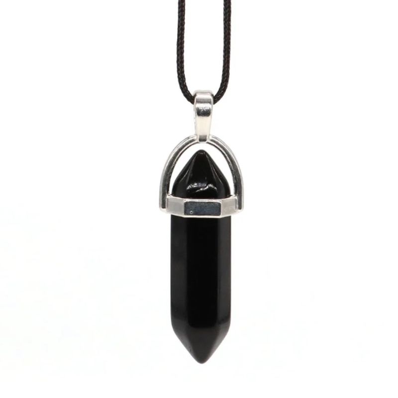 ARTESANA - Collar Protector Prisma Obsidiana