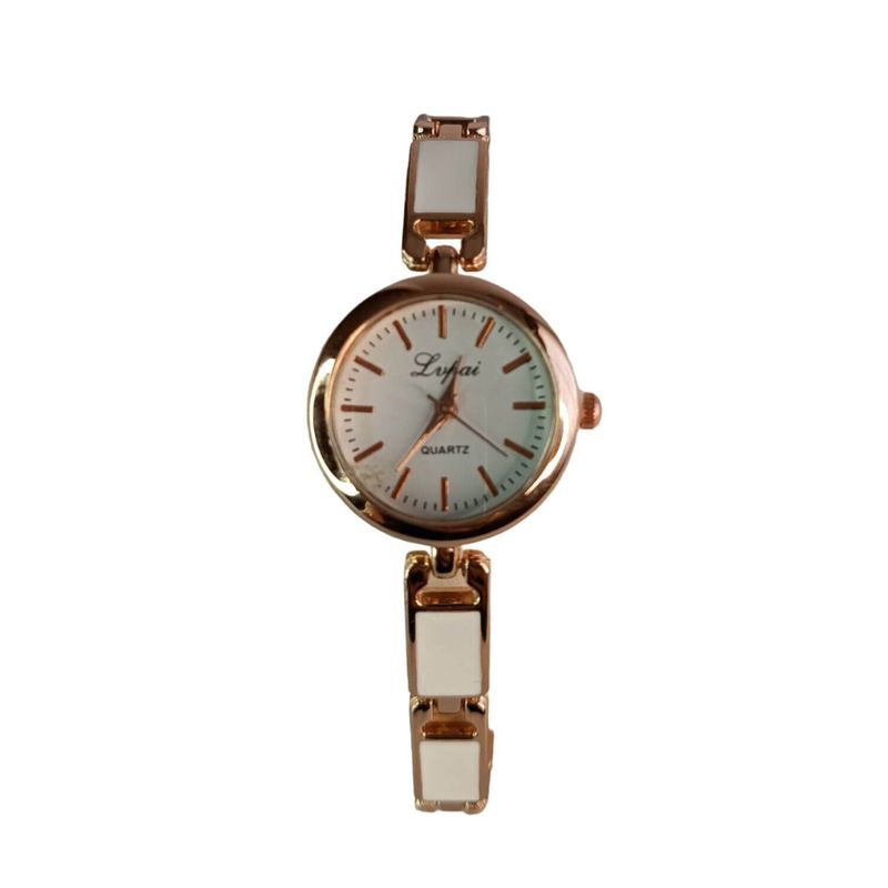 GENERICO - Reloj de mujer casual ejecutivo de moda aleación de acero inoxidable