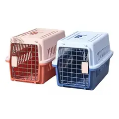 GENERICO - Jaula Canil Transportadora Gatos Perros 50x33x30 Cms.