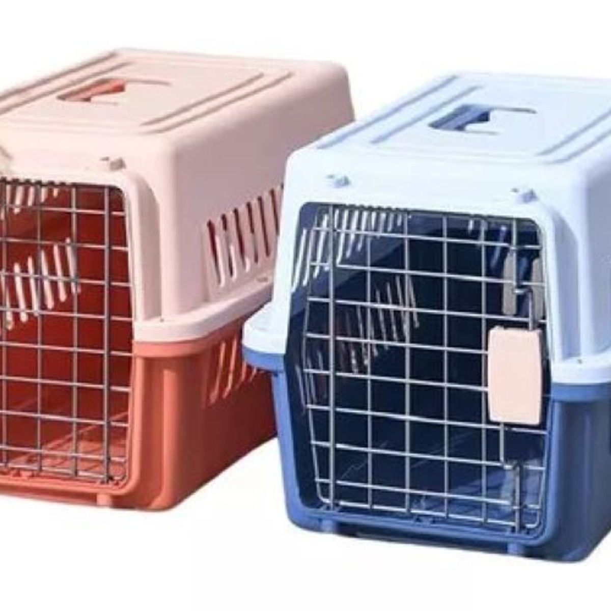 GENERICO - Jaula Canil Transportadora Gatos Perros 50x33x30 Cms.