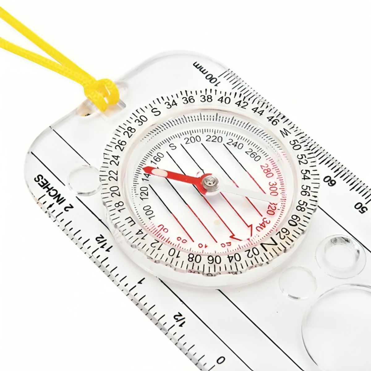 OEM - Brujula Regla Tactico 2en1 De Camping Supervivencia Lectura