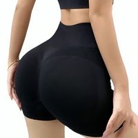 Calza Short Modeladora Push Up Levanta Cola Negro