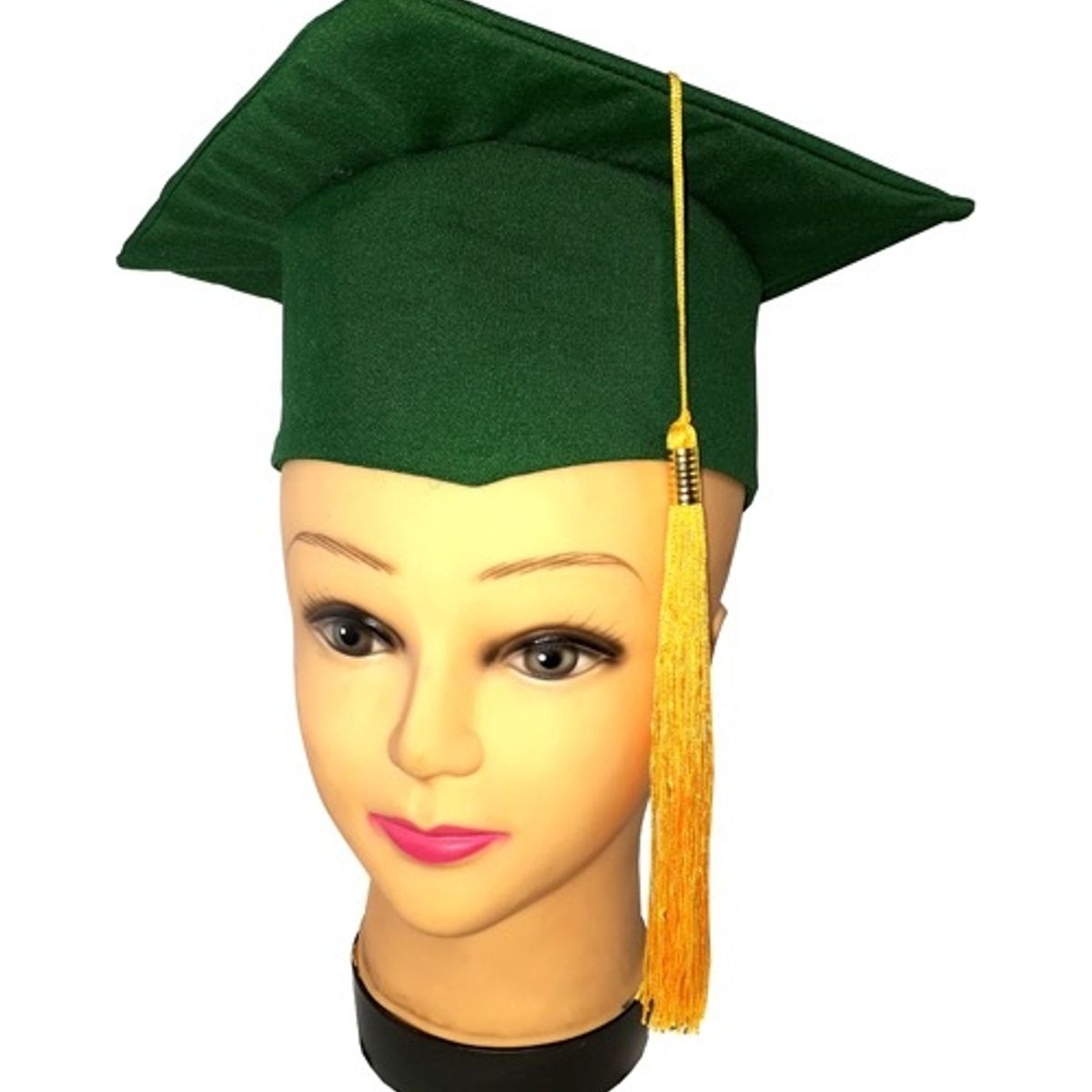 GENERICO - Birrete Gorro Graduación Niños Pre Kinder O Kinder Verde