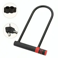 OEM - Candado U Lock Para Bicicleta Y Moto 2 Llaves Grande