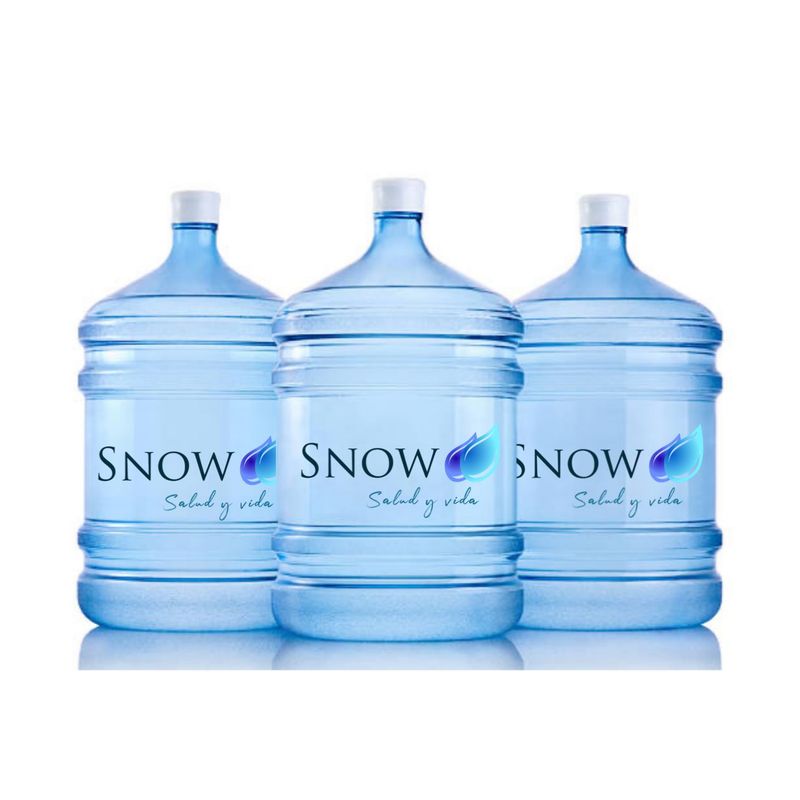 GENERICO - Agua Purificada Alcalina Con Bidón De 20 Lts (3 Und)