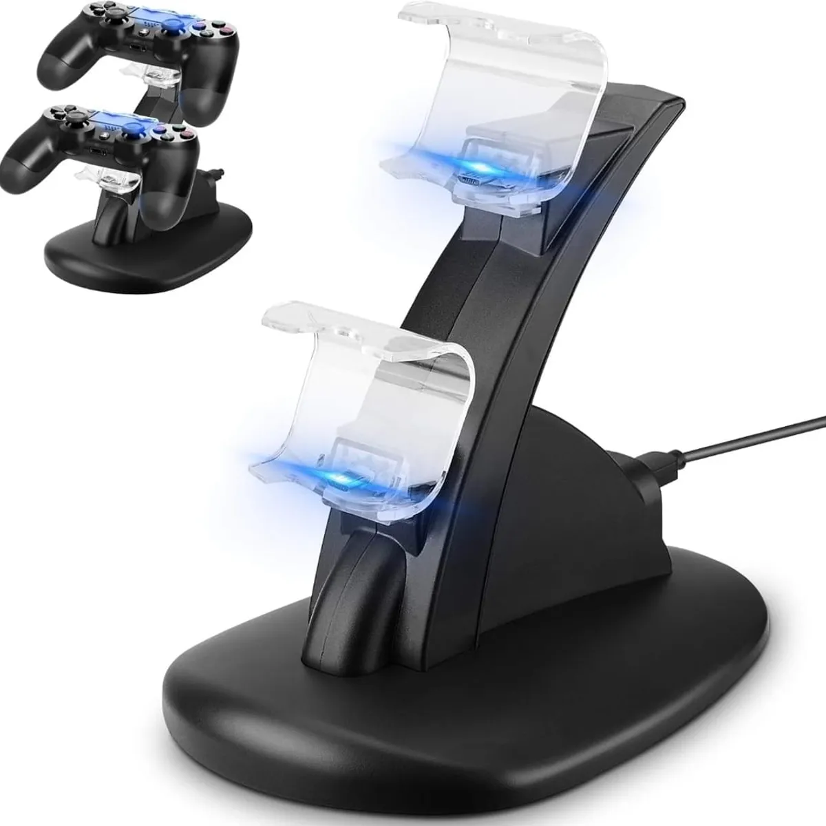 GENERICO - Cargador De Mando Ps4 Soporte De Carga