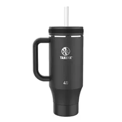 TAKEYA - BOTELLA TERMICA 1.18 LITROS TUMBLER ONYX CON MANGO