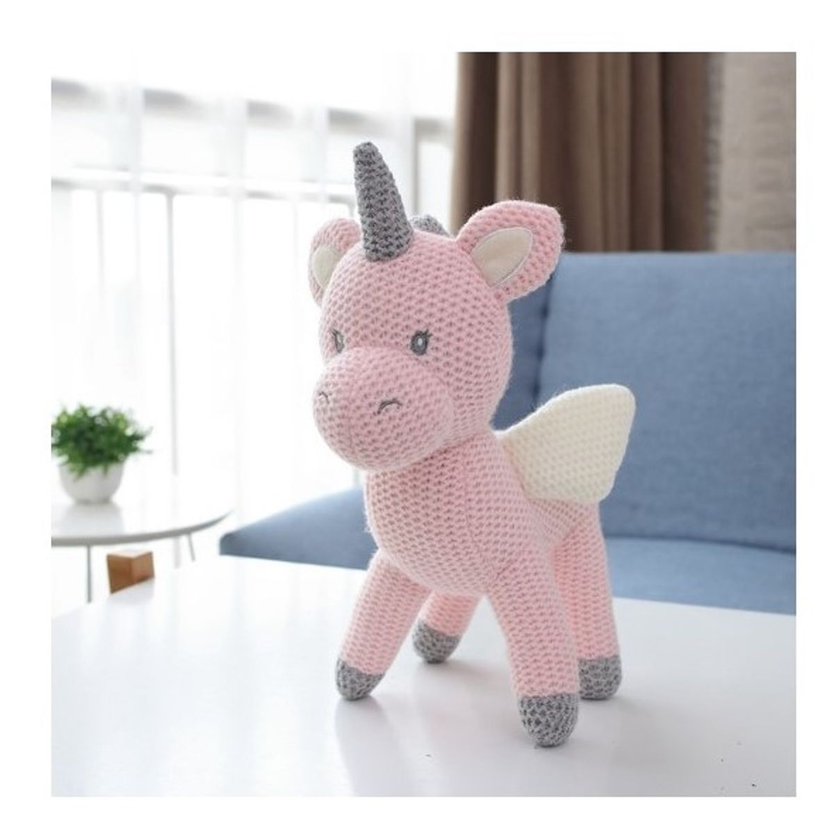 PANGUI TOYS - Peluche de Unicornio a crochet amigurumi