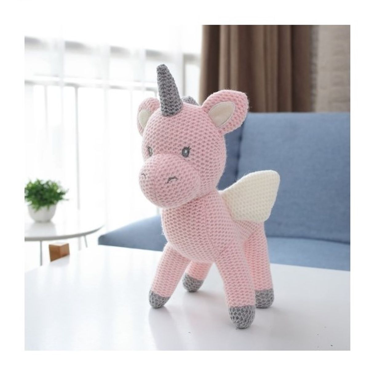 PANGUI TOYS - Peluche de Unicornio a crochet amigurumi