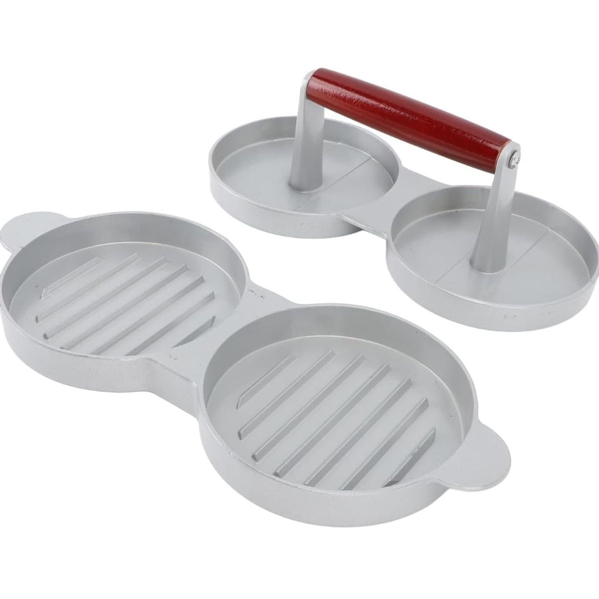 GENERICO - Prensa Doble Para Hamburguesas