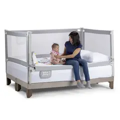 BEBE SURE - Set 4 barandas para cama 1.5P 105x190 cm colchón alto