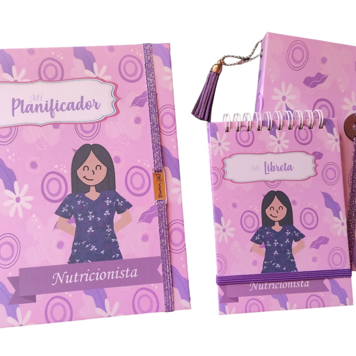 INDEPENDIENTE - Planificador Anual NUTRICIONISTA 1 + libreta + porta post it