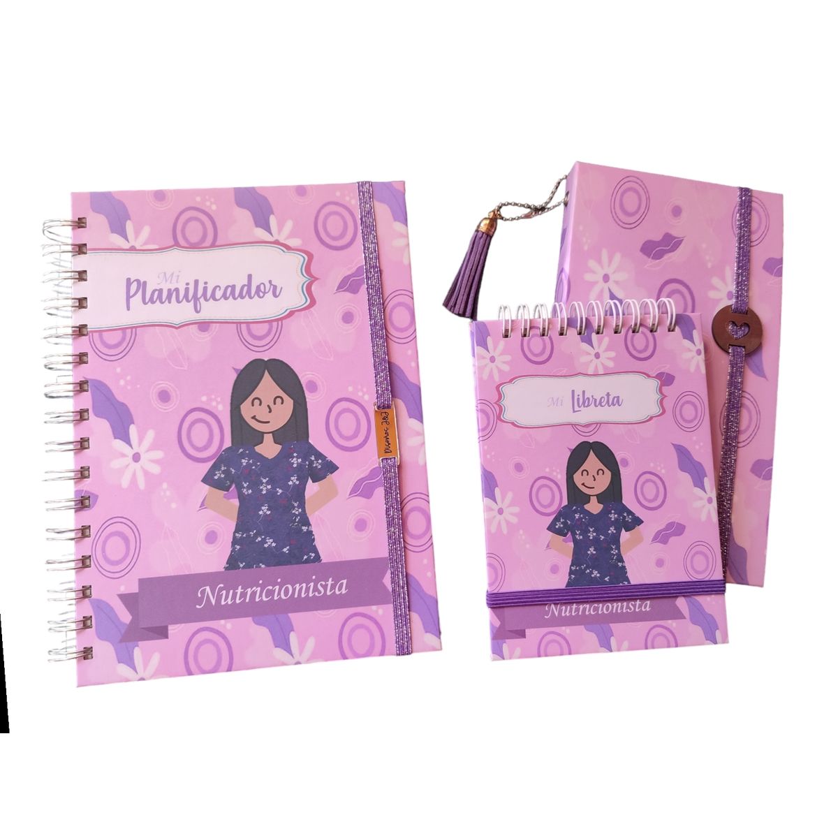 INDEPENDIENTE - Planificador Anual NUTRICIONISTA 1 + libreta + porta post it