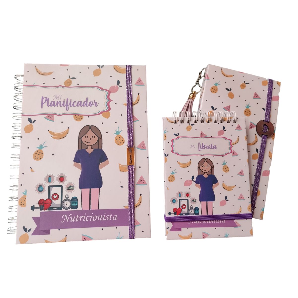 INDEPENDIENTE - Planificador Anual NUTRICIONISTA 3 + libreta + porta post it