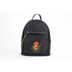 CELEBRITY ICONS - Cartera Mujer Corazon Negro Frida Kahlo