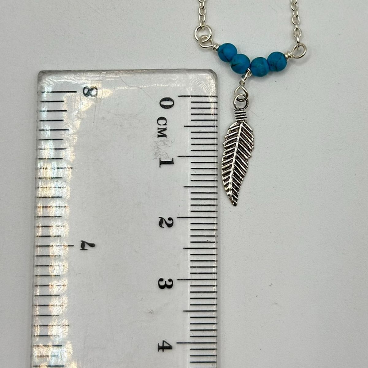 GENERICO - Collar Pluma Colgante Plata Ley 925 Mas Caja Regalo