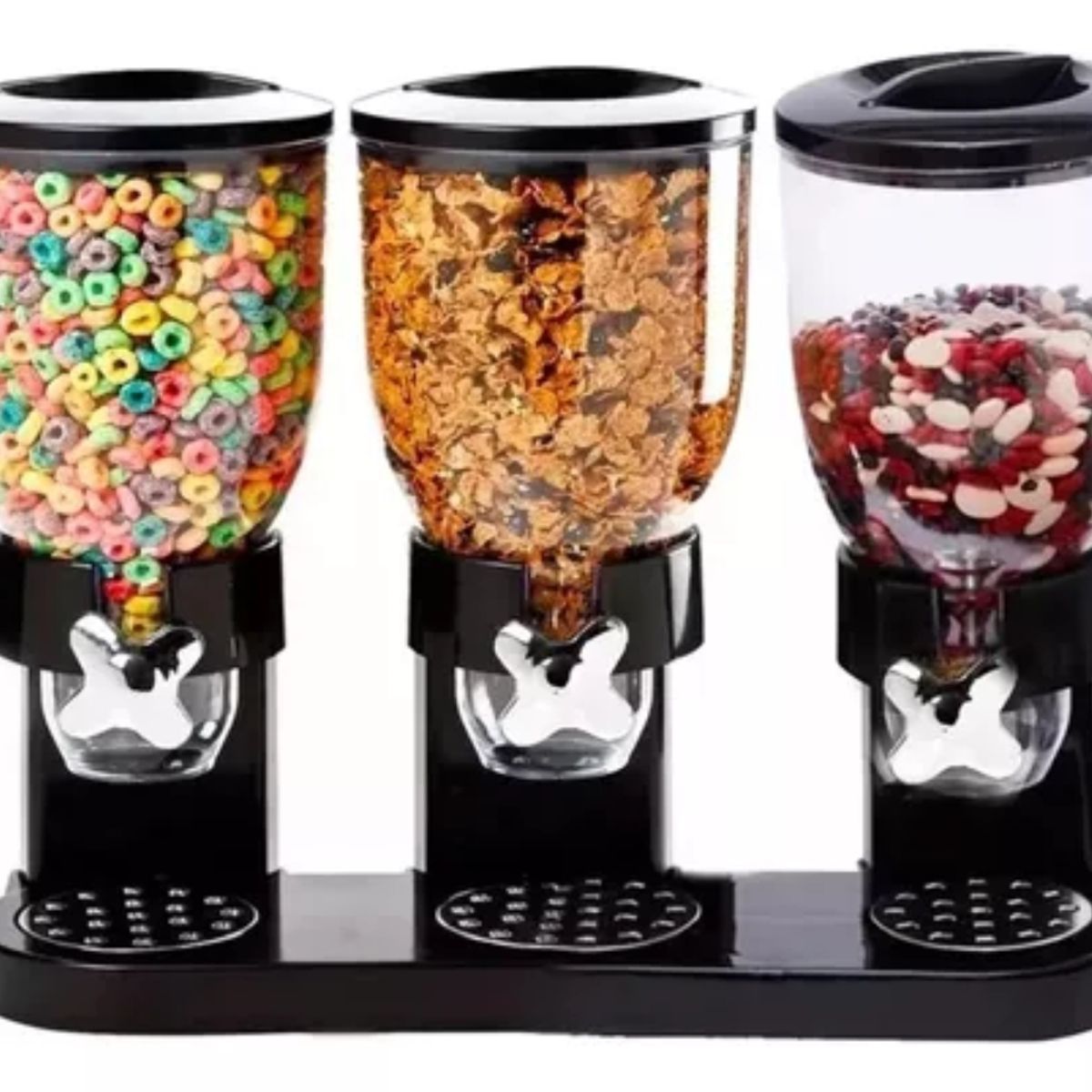 OEM - Dispensador Triple Para Cereal y Frutos Secos 2 Litros