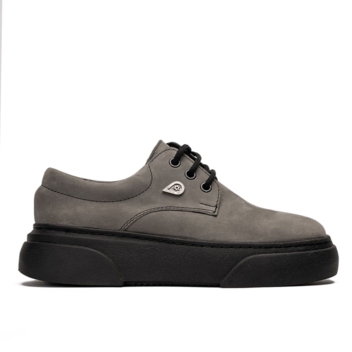 LANDAZURI - Zapato Cuero Gerda Grafito Landazuri