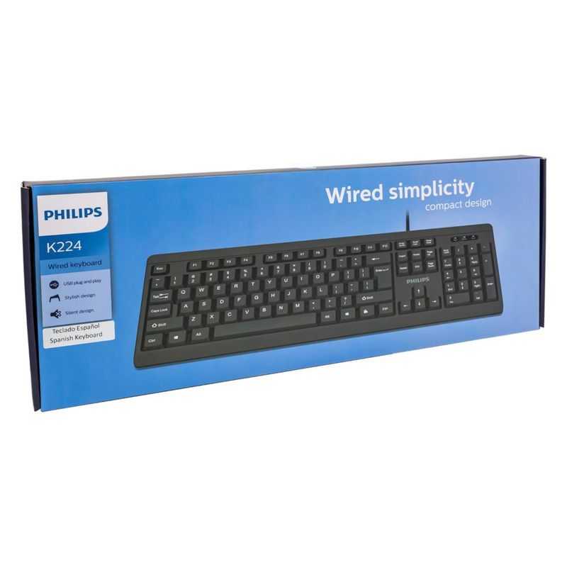 PHILIPS - TECLADO ALÁMBRICO PHILIPS