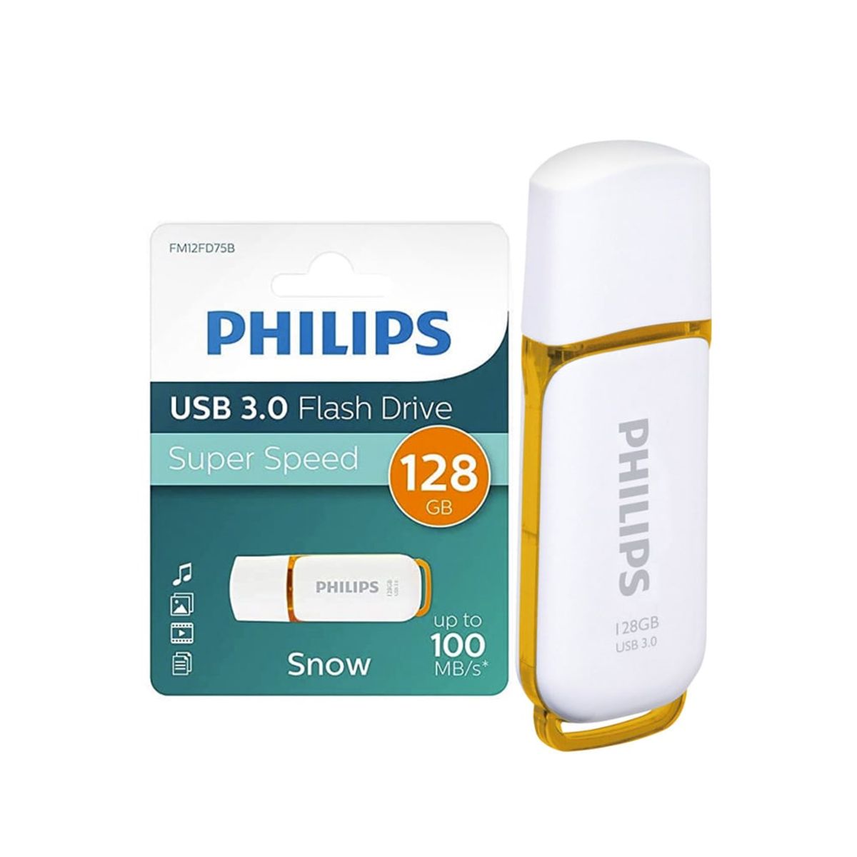 PHILIPS - Pendrive Phillips 128GB Snow 3.0