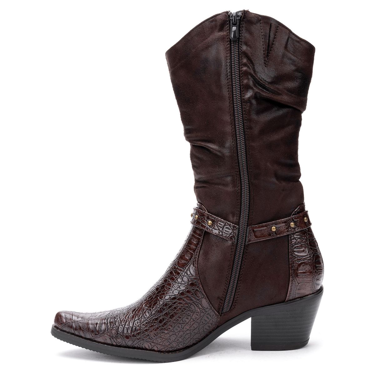 CHINITOWN - Bota Mujer Café oscuro Febe Chinitown