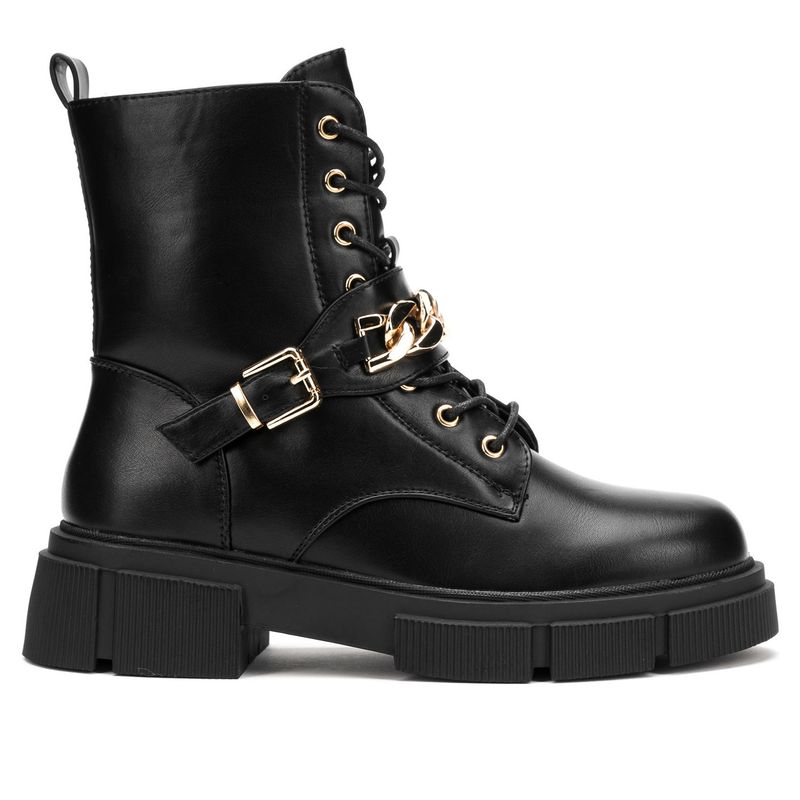 CHINITOWN - Bota Mujer Negro Malia Chinitown