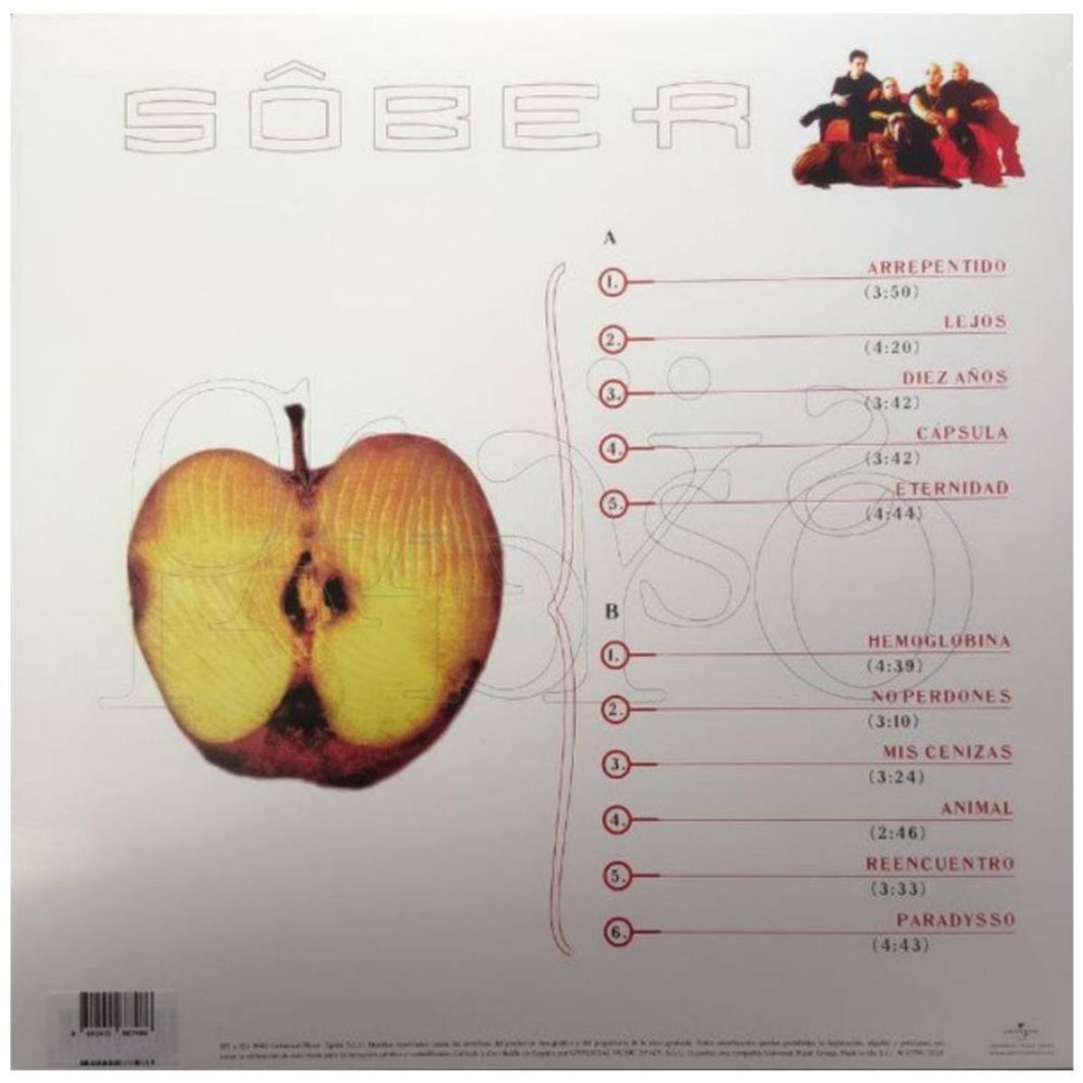 HITWAY MUSIC - SOBER - PARADYSSO 20 ANIVERSARIO BLUE VINYL - VINILO